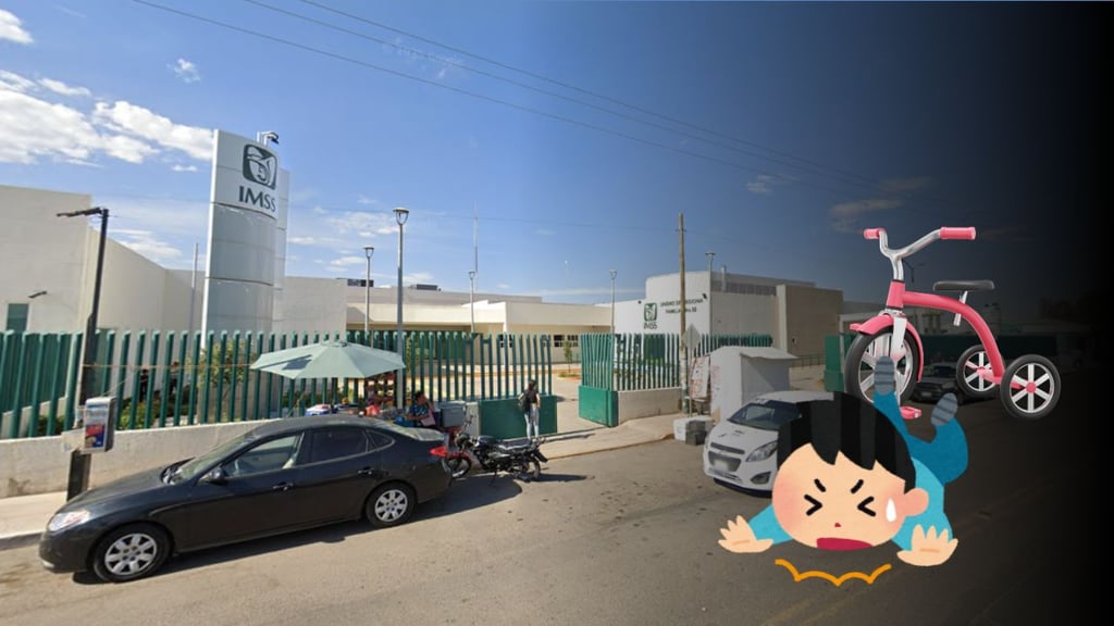 Niño de dos años ingresa al IMSS tras caída en guardería de Durango
