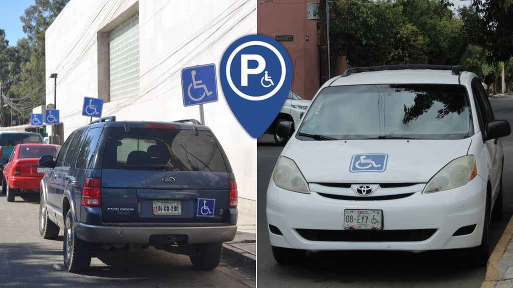 Piden mayor control en el uso de placas para personas con discapacidad en Durango