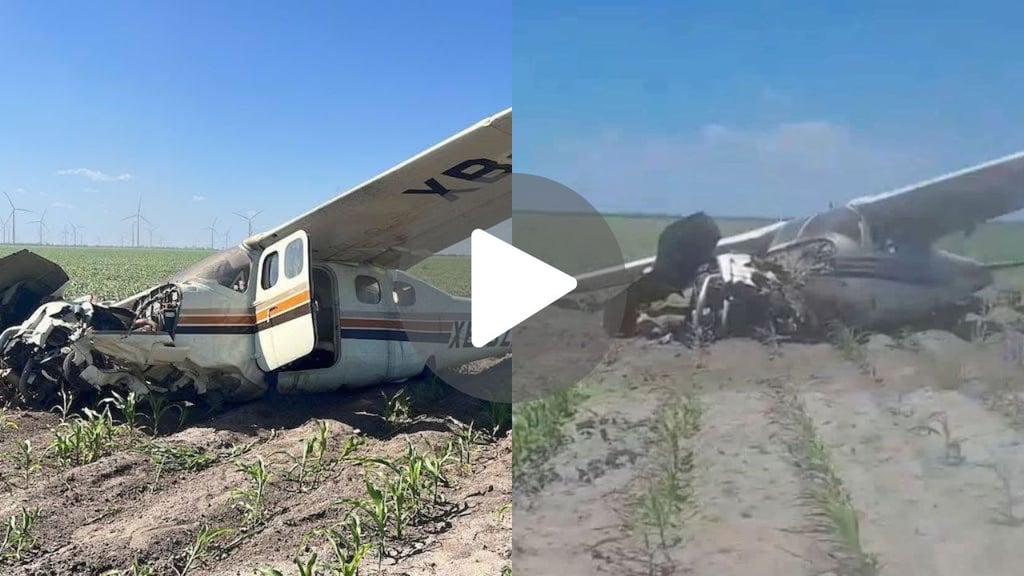Desplome de avioneta en Reynosa deja dos heridos y un muerto; en ella viajaba un empresario