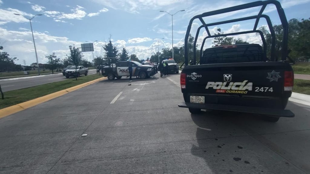 Policía vial fallece tras ser arrollado en la avenida Gómez Morín