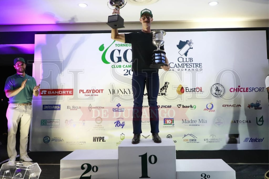 Ángel Aguirre Piña conquista el Torneo Anual de Golf del Campestre de Durango