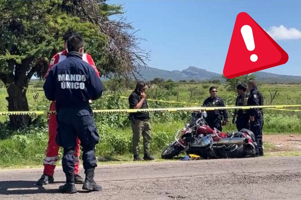 Motociclista pierde la vida en accidente en Pánuco de Coronado