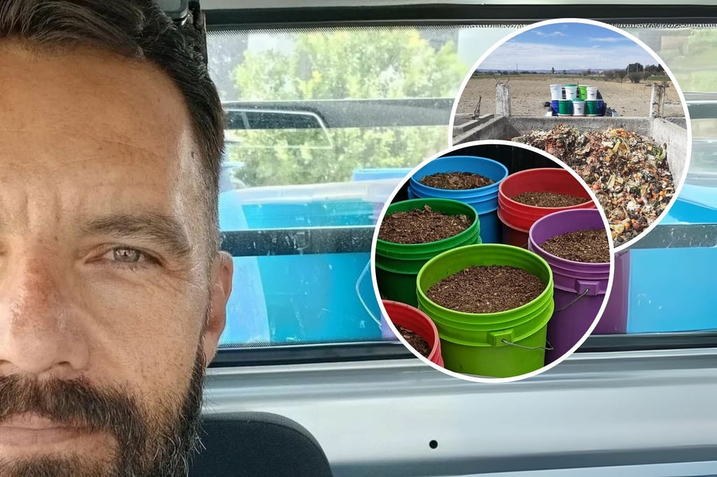Duranguense apuesta por el reciclaje orgánico y crea composta