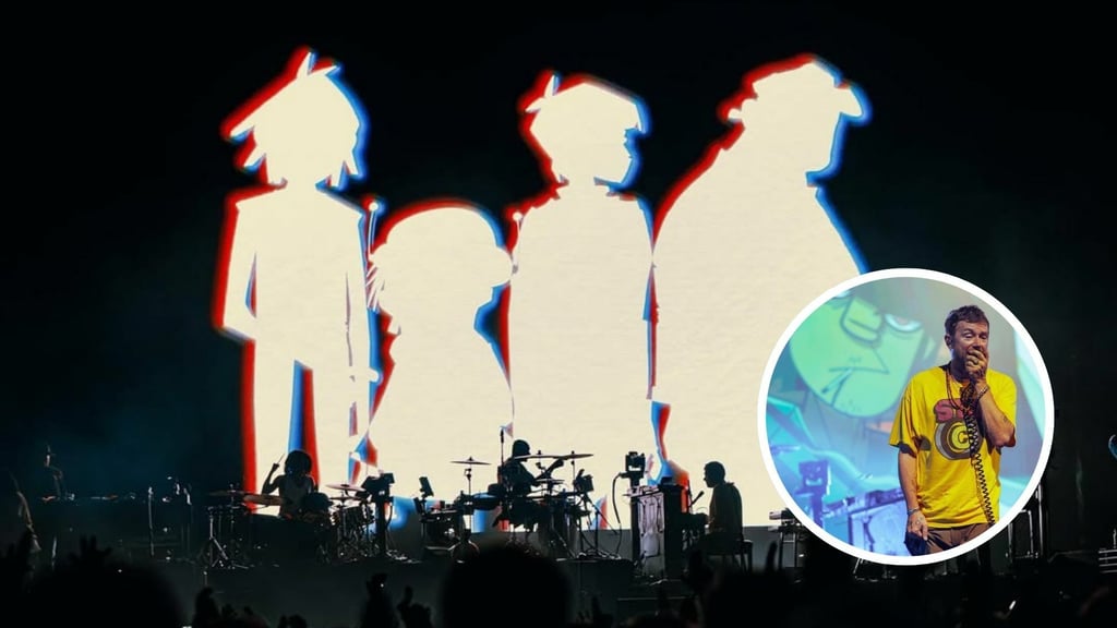 Gorillaz celebra 25 años de escenarios virtuales con una gira que repasa su historia