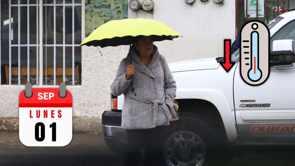 ¿Bajarán las temperaturas en Durango? Este es el pronóstico para HOY lunes 1 de septiembre