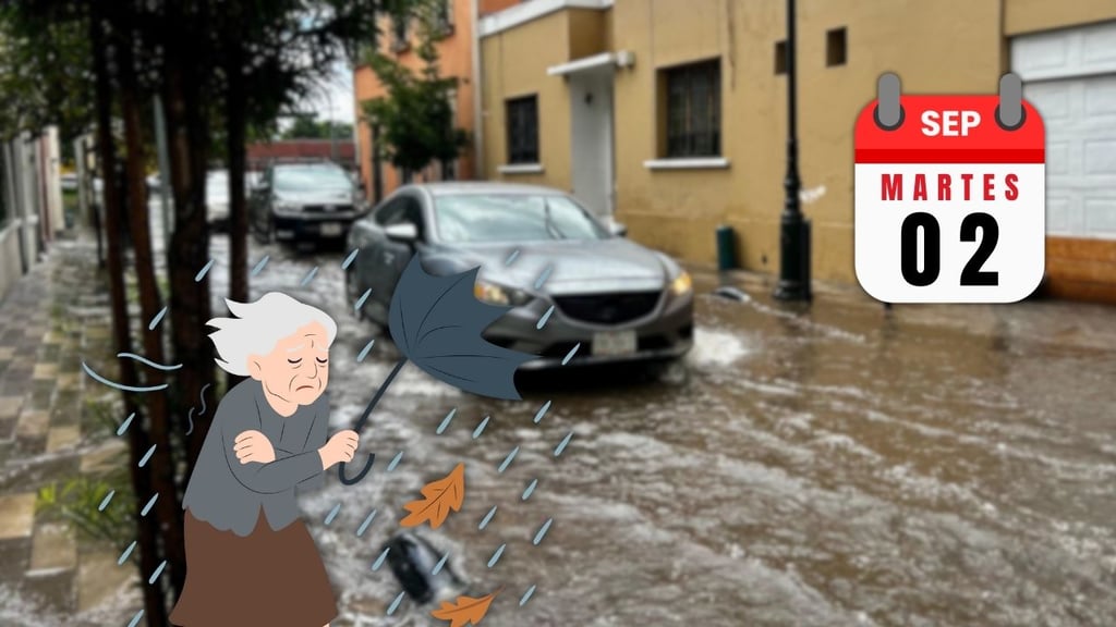 Lluvias intensas en Durango HOY martes 2 de septiembre: esto dice el pronóstico del SMN