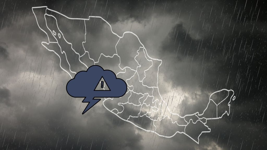 Vuelve la 'Tormenta Negra' HOY 2 de septiembre y estos estados están en ALERTA por fuertes lluvias