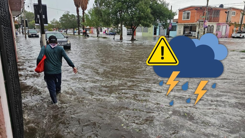 ¡Alerta! Durango capital, bajo aviso por tormentas intensas en próximas horas