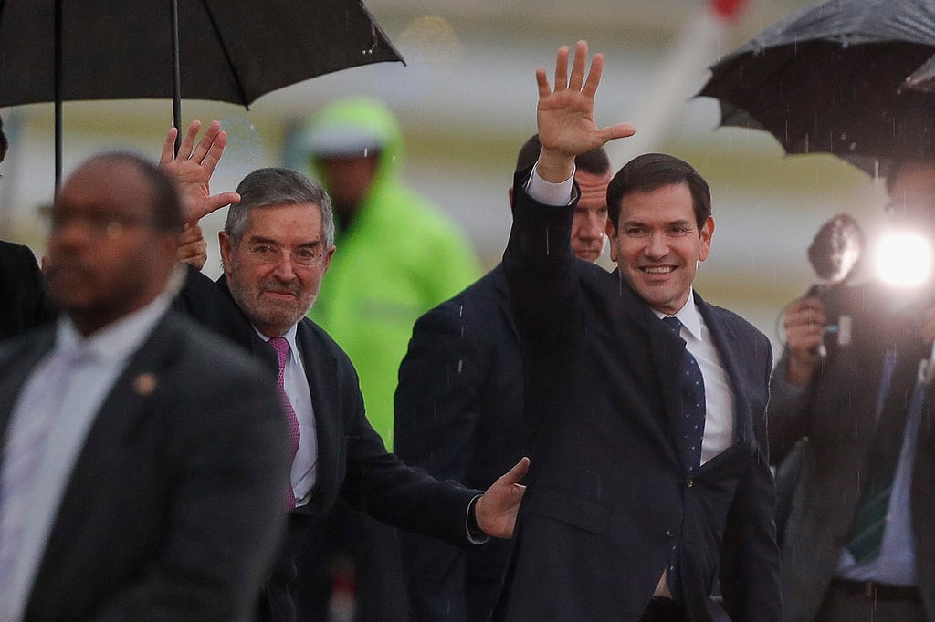 Marco Rubio arribó al AIFA para encuentro con Sheinbaum mañana miércoles