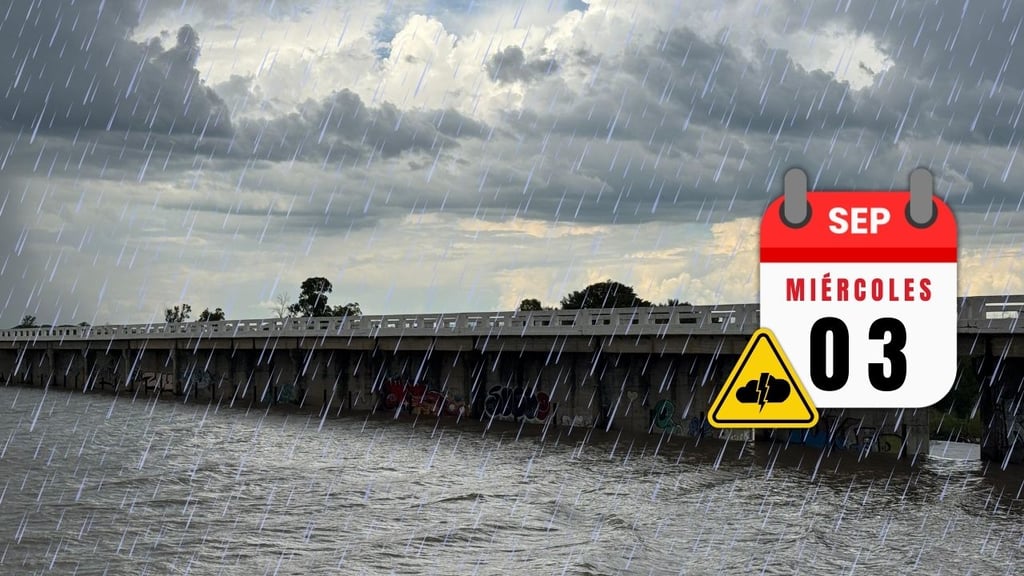 Durango capital, con lluvias muy fuertes HOY miércoles 3 de septiembre: este es el pronóstico