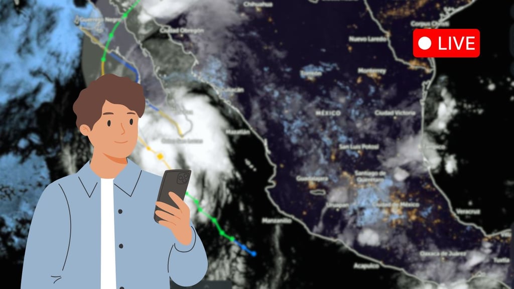 'Lorena' es huracán categoría 1 con posibilidad de llegar a 2; sigue EN VIVO su trayectoria