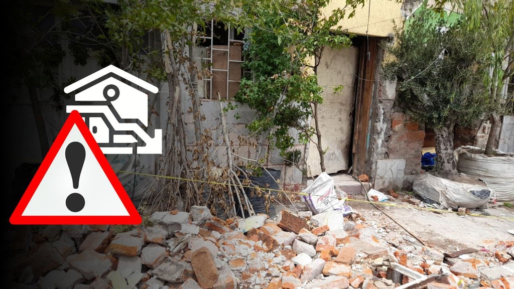 Derrumbe de vivienda en Enrique Carrola pone en riesgo a vecinos, alertan