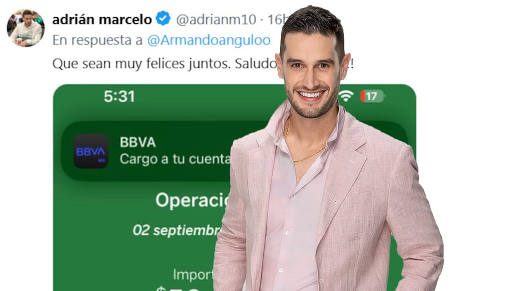 Adrián Marcelo regala 50 mil pesos para la boda de una pareja que lo buscó en redes