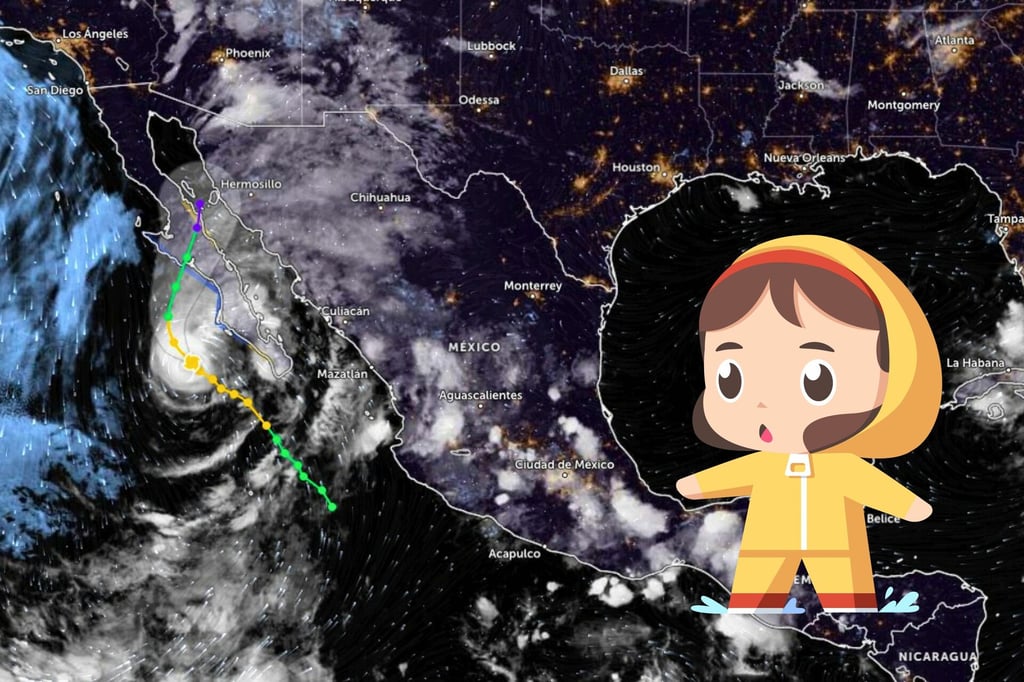 Huracán Lorena: habrá fuertes lluvias en estos estados del jueves 4 al sábado 6 de septiembre