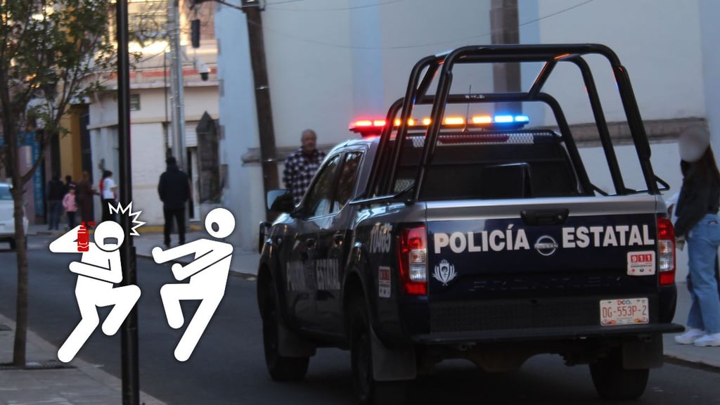 Asaltante usa gas pimienta para robar pertenencias a un hombre en Durango