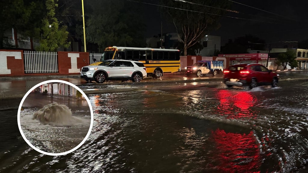 Lluvias en la ciudad de Durango superaron los 60 litros por metro cuadrado
