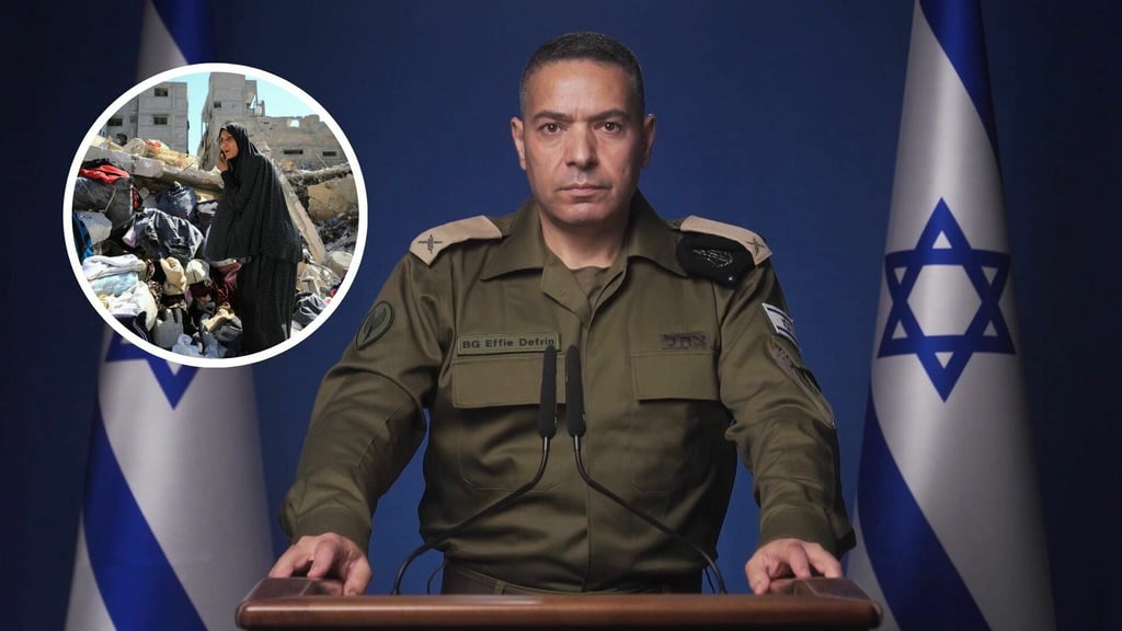 Israel ya controla 40% de Ciudad de Gaza, afirma portavoz militar Effie Defrin