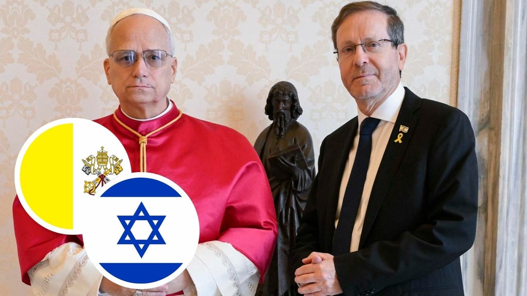 Isaac Herzog, presidente de Israel, se reúne con el Papa León XIV en el Vaticano
