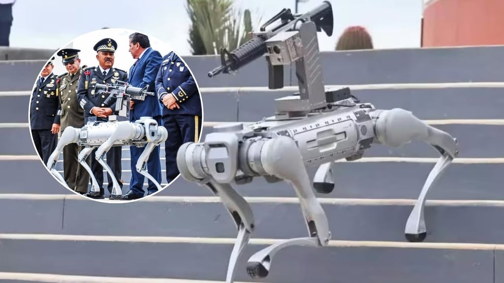 ¿Cómo funcionará el 'perro robot' armado en Zacatecas? Esto es lo que sabemos