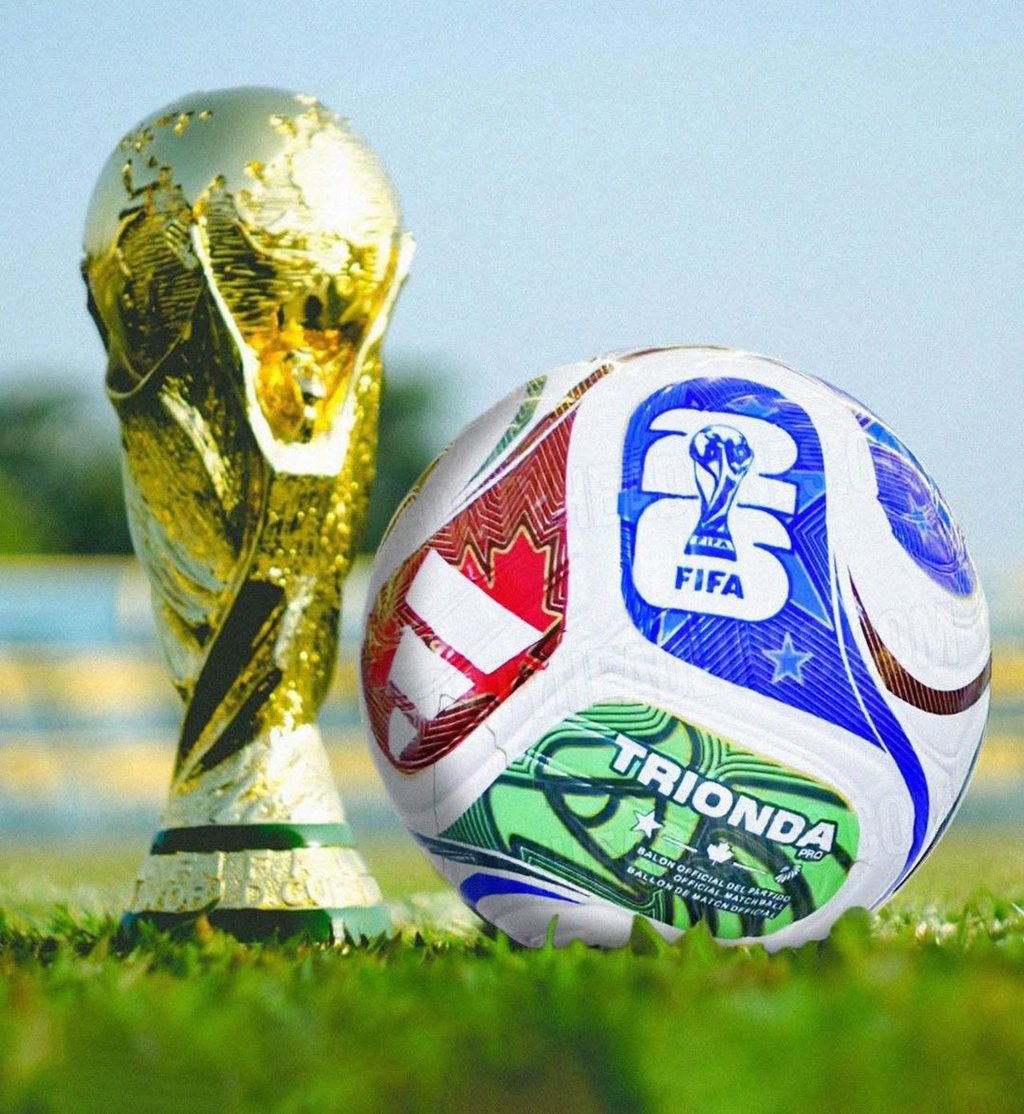 Muestra. Así se verá el próximo balón de la Copa del Mundo.