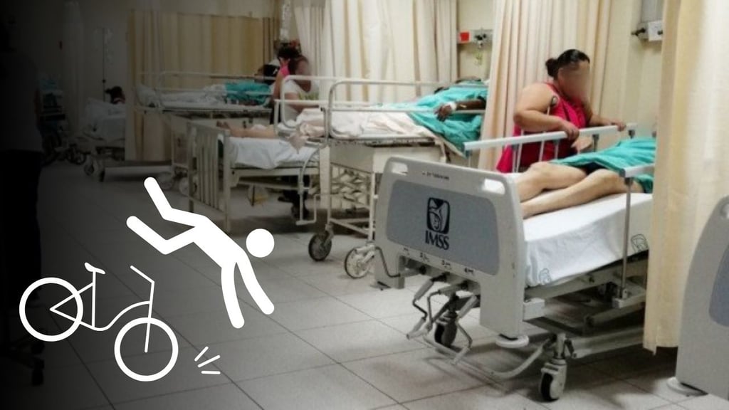 Ciclista resulta lesionado tras chocar con motociclista en la Lucio Cabañas