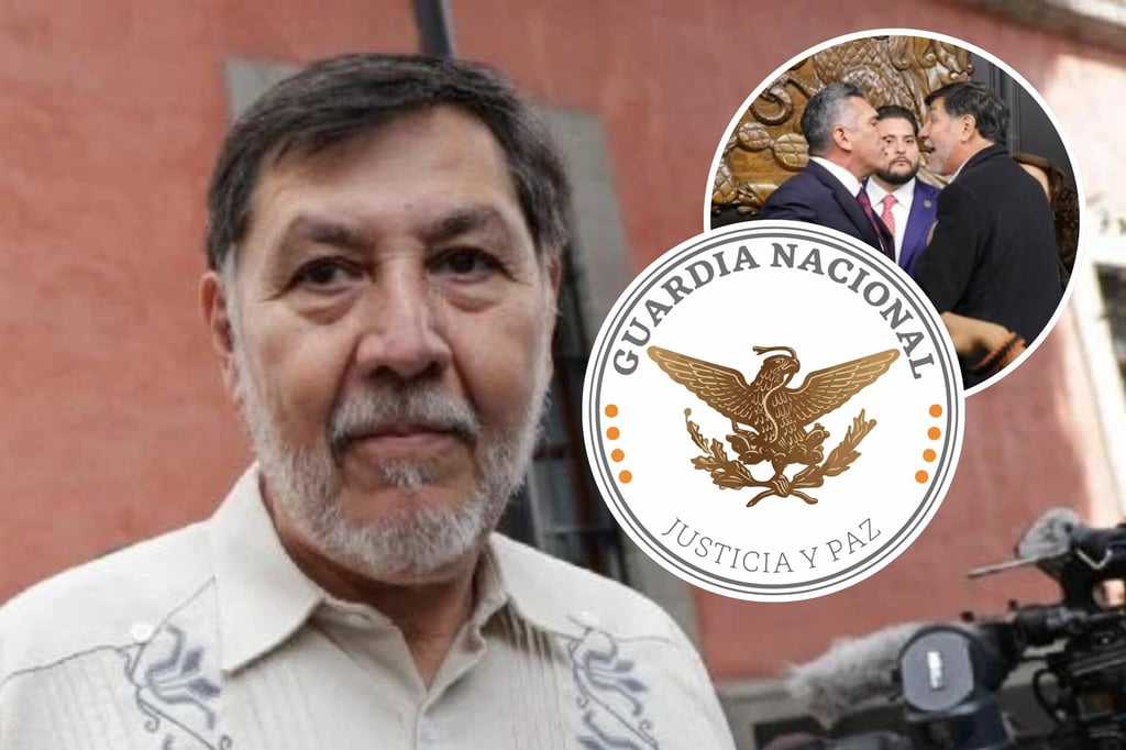 Noroña, bajo custodia de la Guardia Nacional tras choque con 'Alito'