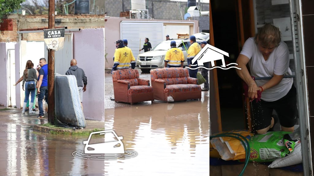 'La peor inundación', dicen vecinos del San Ángel; ya realizan limpieza y recuento de daños