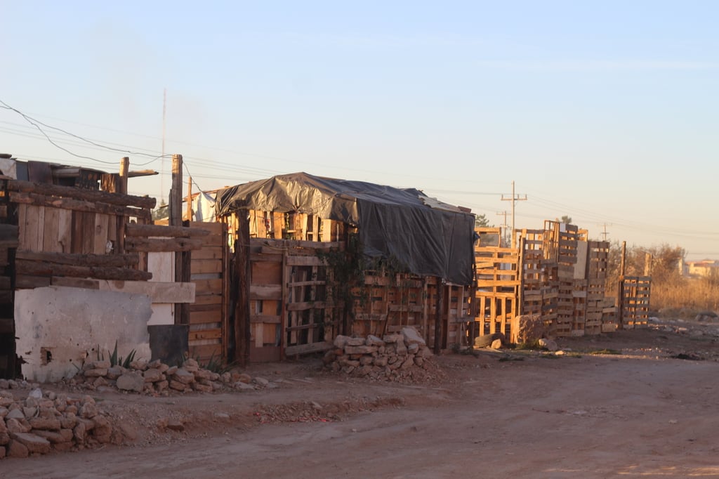 Hacinamiento. En Durango aún hay viviendas de materiales frágiles o con hacinamiento.