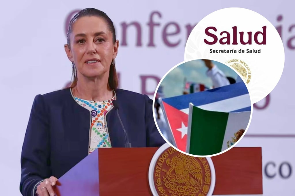 Impulsa Sheinbaum fármaco de Cuba para pie diabético; médicos cubanos seguirán en México