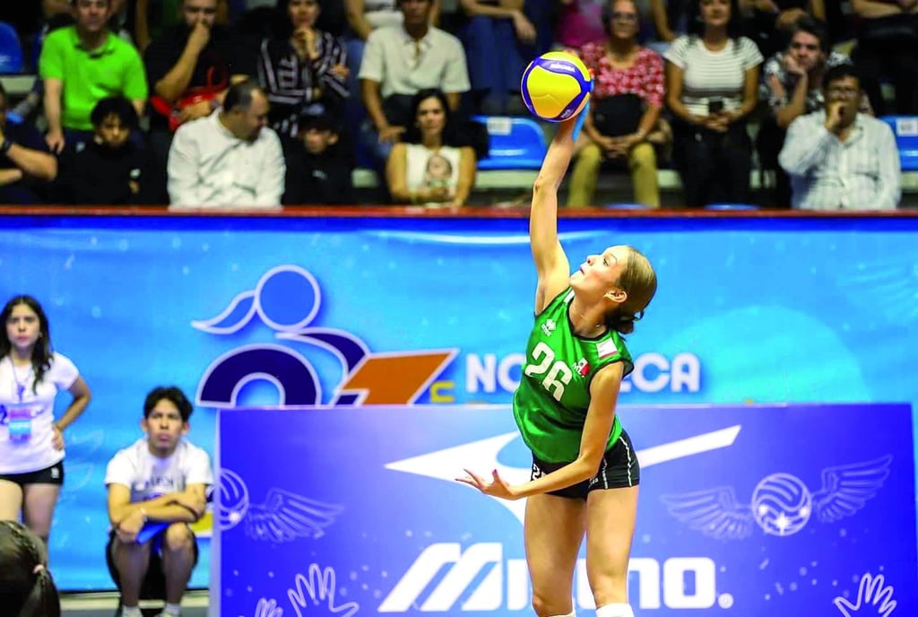 Llamado. La Federación Mexicana de Voleibol convocó a la duranguense Michelle Lizárraga para jugar con México en el Norceca Women Final Sic.