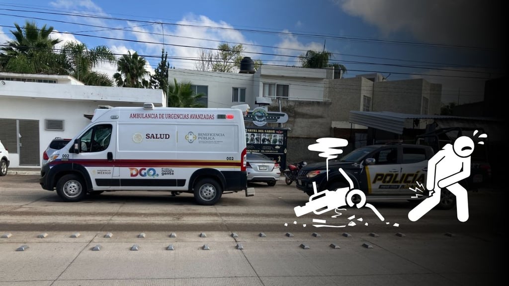 Hermanos sufren fracturas tras chocar con coche que les cerró el paso