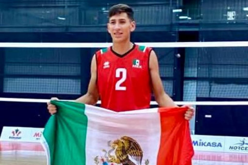 El voleibolista duranguense, Alejandro Díaz, a Selección Nacional