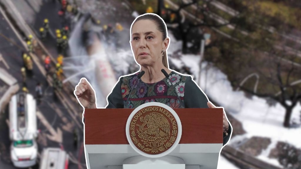 'Vamos a estar ahí muy pendientes': Sheinbaum lamenta explosión en Puente de la Concordia