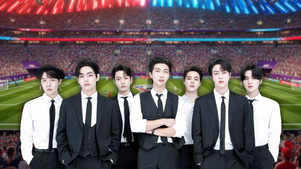 ¿BTS cantará el himno del Mundial 2026? Un comentario de V desata rumores en redes sociales