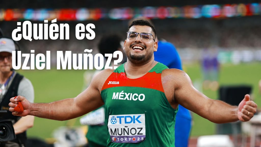 ¿Quién es Uziel Muñoz? El mexicano que ganó plata en lanzamiento de bala en el Mundial de Atletismo