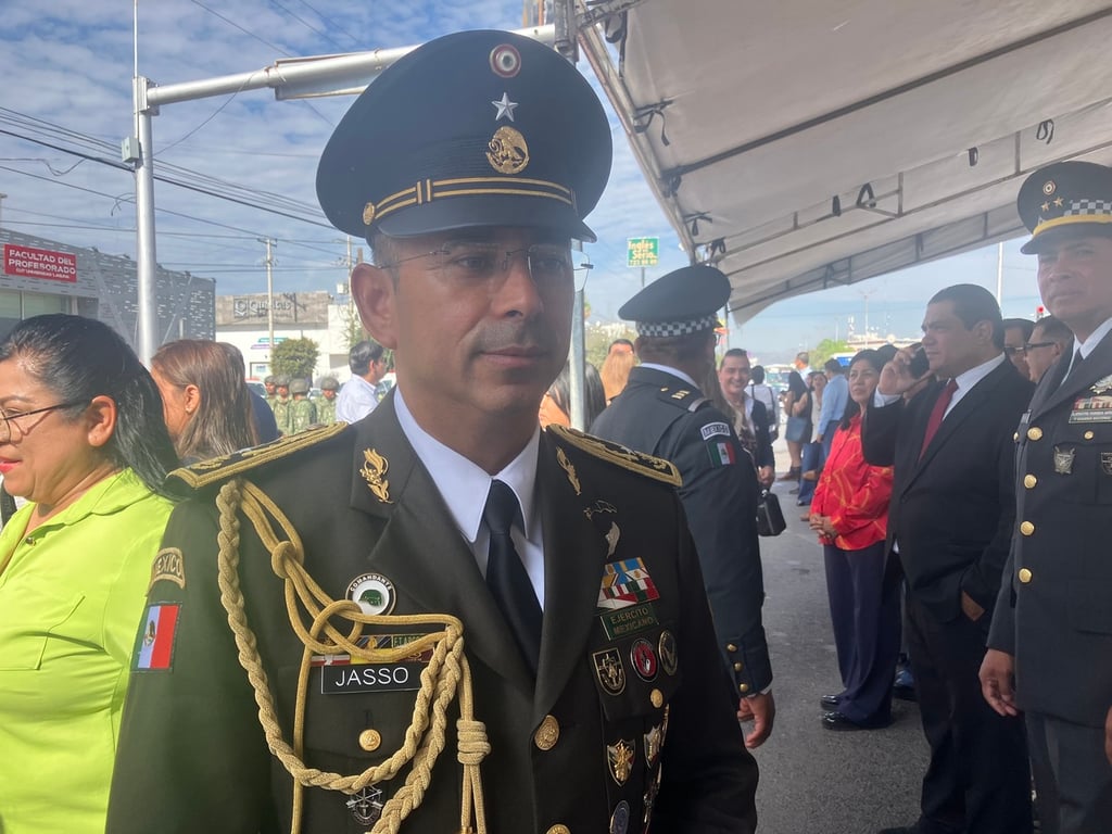 Fuerza. El General Brigadier de Estado Mayor Edilberto Jasso Godoy, comandante del Mando Especial de La Laguna, detalló que ahora se cuenta con 400 elementos, entre militares y efectivos de la Guardia Nacional.