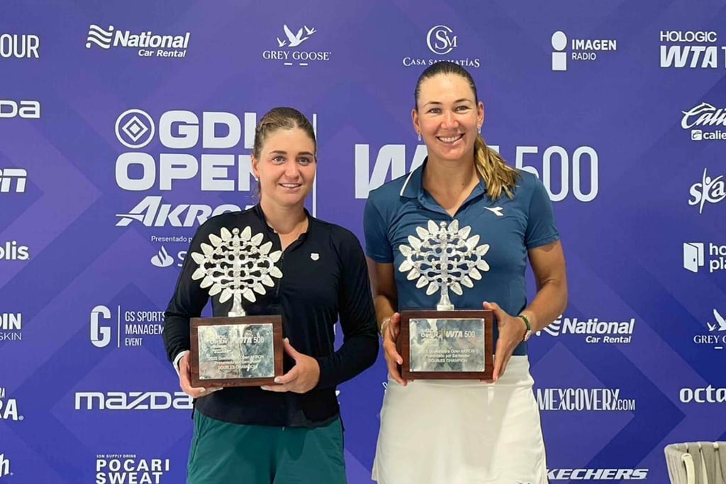 Guadalajara Open: La mexicana Giuliana Olmos deja ir el título de dobles y su sueño de ganar en casa