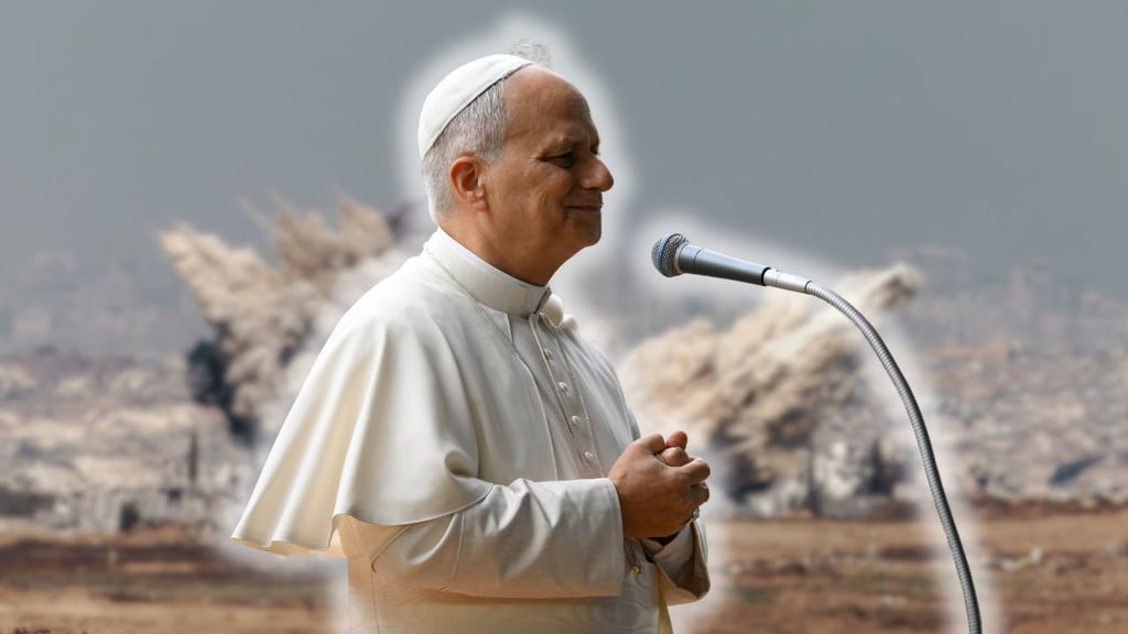 Papa León XIV pide a gobiernos escuchar 'el grito de tantos niños inocentes' en la guerra