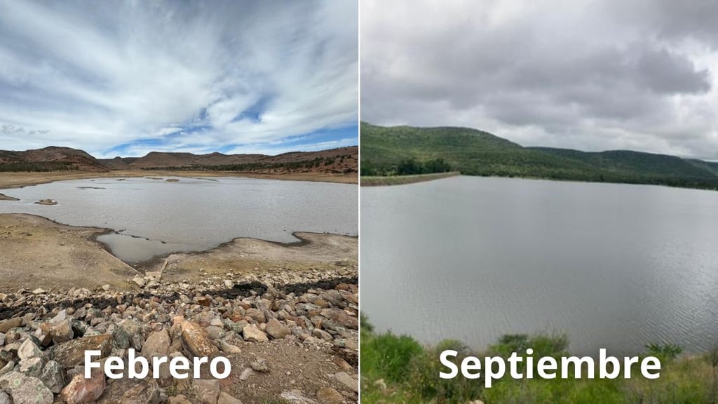 Presa Garabitos: así fue su llenado con las lluvias de septiembre 2025 | ANTES Y DESPUÉS