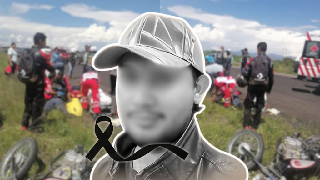 Muere motociclista que sufrió un accidente en Canatlán; donará sus órganos