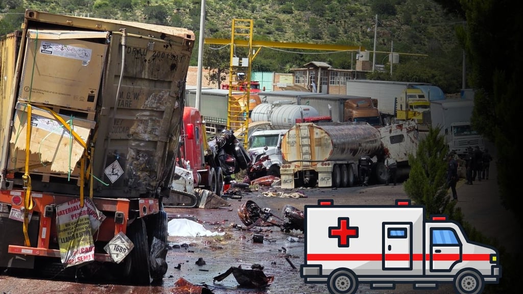 Trasladan a Durango a dos lesionados de accidente vial en Zacatecas; su estado de salud es delicado