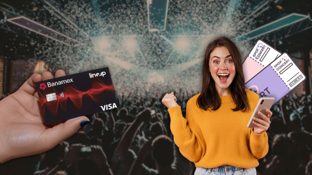 ¿Fanático de los conciertos? Banamex lanza nueva tarjeta de crédito especial para preventas