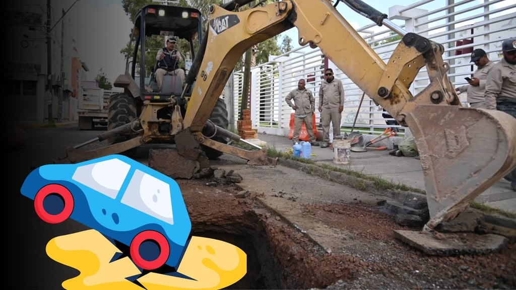 Reparan dos socavones en la ciudad de Durango, ¿dónde ocurrieron?, esto sabemos