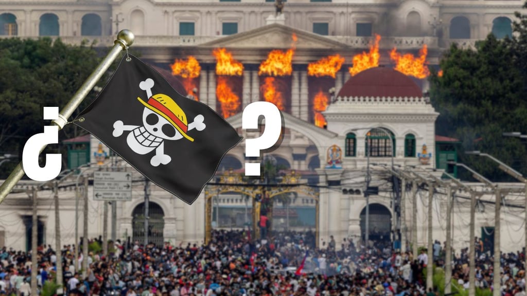 ¿Por qué están usando la bandera del anime, 'One Piece', para protestas en Asia?