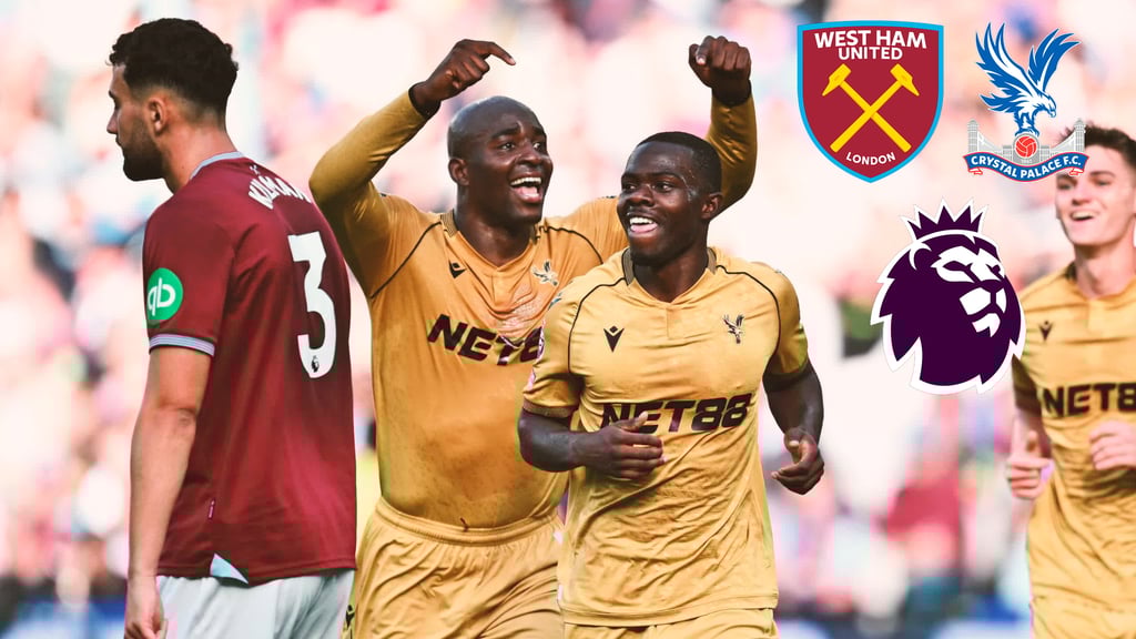 Premier League: Crystal Palace derrota al West Ham United en su visita al London Stadium