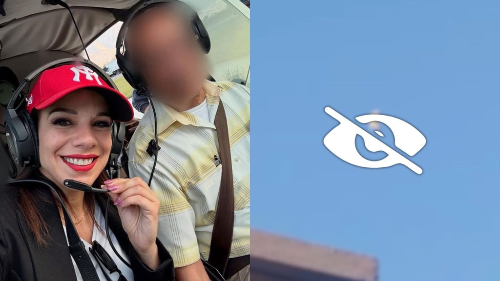 Captan momento del desplome de avioneta donde viajaba Débora Estrella; esta fue su última foto