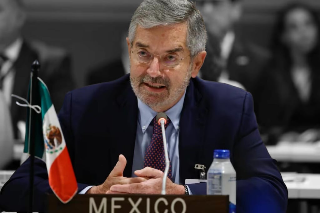 Canciller De la Fuente: pide salida al conflicto con dos Estados, Palestina e Israel