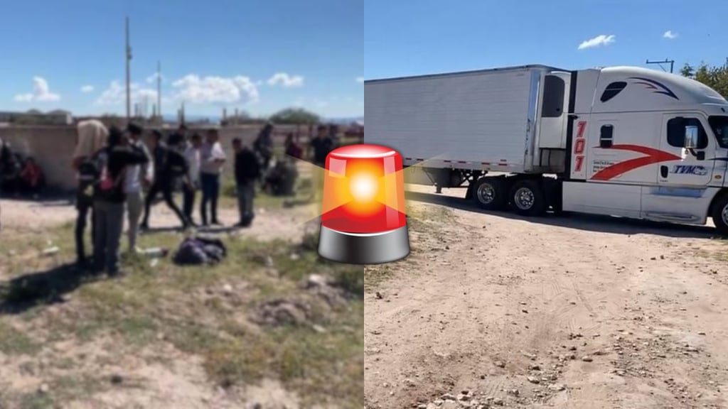 Localizan tráiler abandonado con decenas de migrantes en Durango
