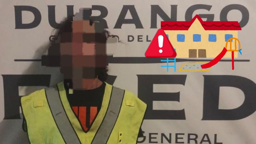 Hombre con machete y cuchillo irrumpe en kínder de Gómez Palacio; fue detenido