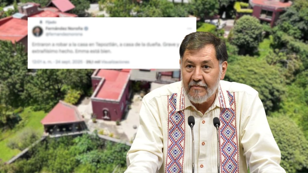 Fernández Noroña reporta el robo de su casa en Tepoztlán; autoridades desmienten